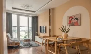 Cải tạo căn hộ 70 m2 xuống cấp cho gia đình trẻ với 250 triệu đồng